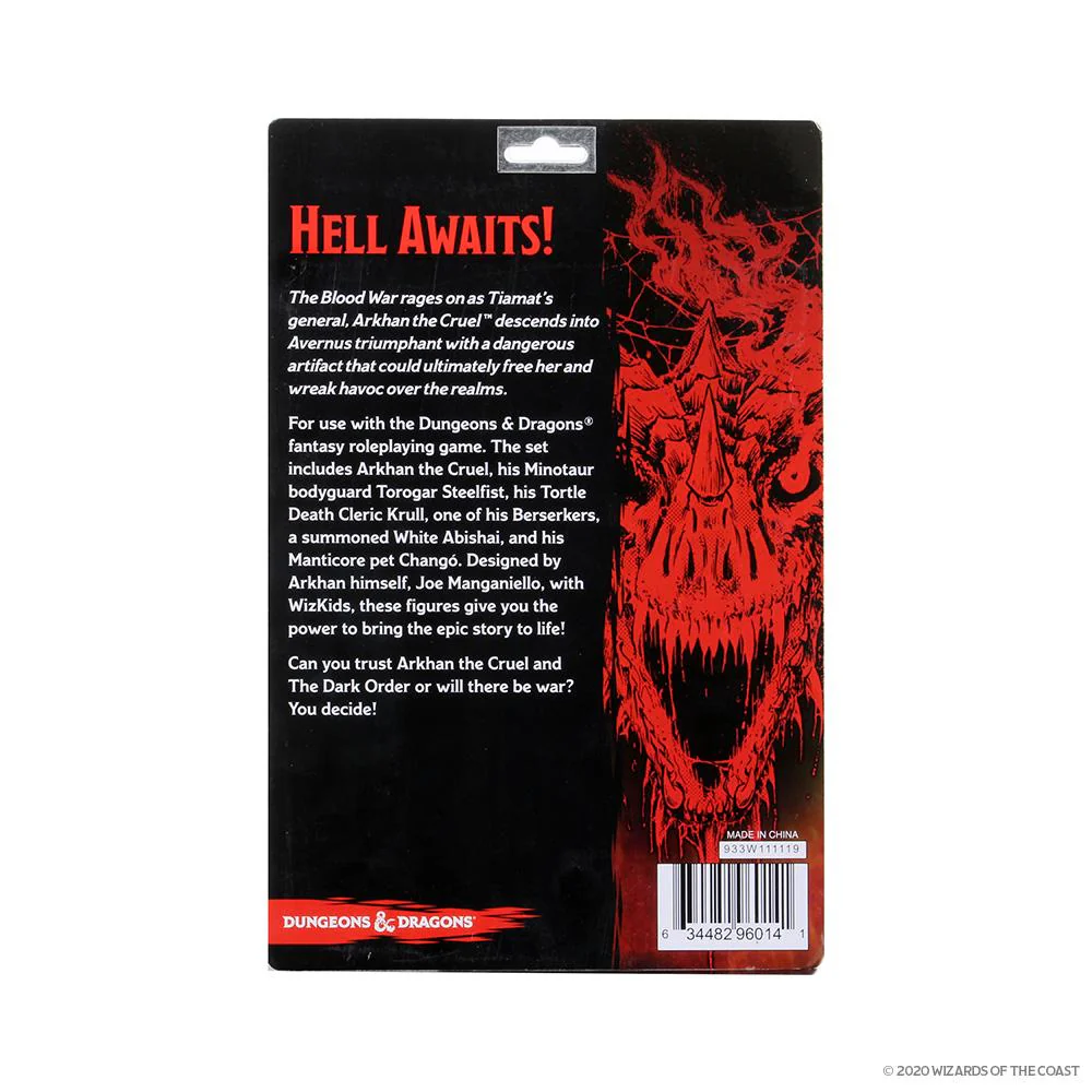 D&D Icons of the Realms Figure Pack: Descent into Avernus: Arkhan the Cruel and The Dark Order - Image 6